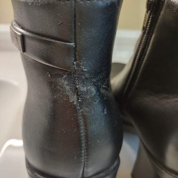 Ladies Chunky Black Boots - Picture 7 of 7